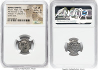 Pescennius Niger (AD 193-194). AR denarius (18mm, 2.67 gm, 1h). NGC Choice VF 3/5 - 4/5. Antioch. IMP CAES C PESC NIGER IVST AV, laureate head of Pesc...