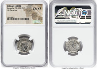 Caracalla (AD 198-217). AR denarius (19mm, 12h). NGC Choice XF. Rome, AD 213. ANTONINVS PIVS AVG BRIT, laureate head of Caracalla right / P M TR P XVI...