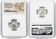 Severus Alexander (AD 222-235). AR denarius (21mm, 3.14 gm, 7h). NGC Choice AU 5/5 - 3/5. Rome, AD 231. IMP ALEXANDER PIVS AVG, laureate, draped bust ...