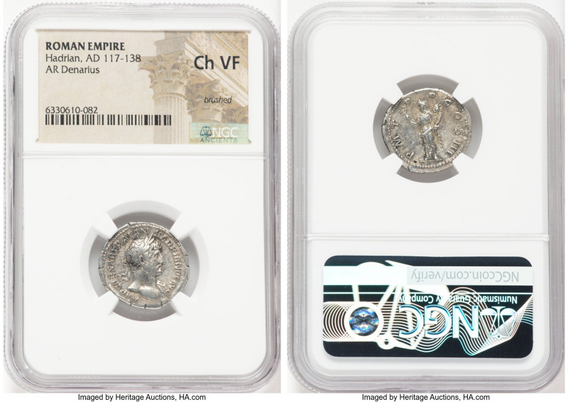 ANCIENT LOTS. Roman Imperial. Lot of five (5) AR denarii. NGC Choice VF, brushed...