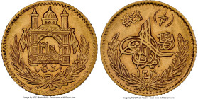 Amanullah gold 1/2 Amani SH 1304 Year 7 (1925) UNC Details (Cleaned) NGC, Afghanistan mint, KM911. HID09801242017 © 2022 Heritage Auctions | All Right...