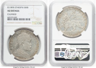 Menelik II Birr EE 1895 (1902/1903) AU Details (Cleaned) NGC, Paris mint, KM19. HID09801242017 © 2022 Heritage Auctions | All Rights Reserved