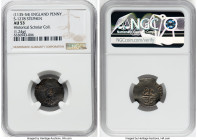 Stephen (1135-1154) Penny ND (1136-1145) AU53 NGC, Norwich mint, Oterche as moneyer, Cross Moline ('Watford') type, S-1278. 1.24gm. Sold with dealer t...