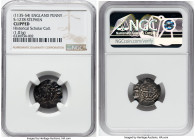 Stephen (1135-1154) Penny ND (1136-1145) Clipped NGC, Cross Moline ('Watford') Type, S-1278. 1.01gm. From the Historical Scholar Collection HID0980124...