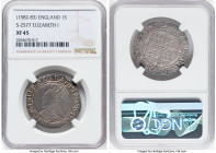 Elizabeth I (1558-1603) Shilling ND (1582-1583) XF45 NGC, London mint, Bell mm, S-2577. Ex. Heritage Auctions (Auction 3019 Lot 24473) HID09801242017 ...