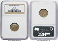 Victoria 6 Pence 1839 AU53 NGC, KM733.1, S-3908. HID09801242017 © 2022 Heritage Auctions | All Rights Reserved