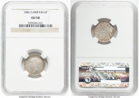 Victoria Pair of Certified Assorted 6 Pence NGC, 1) 6 Pence 1886 - AU58, KM757, S-3912 2) 6 Pence 1895 - AU55, KM779, S-3941 HID09801242017 © 2022 Her...