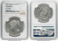 Victoria Crown 1845 VF Details (Cleaned) NGC, KM741, S-3882. HID09801242017 © 2022 Heritage Auctions | All Rights Reserved