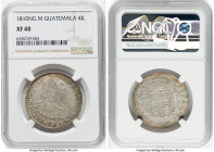 Ferdinand VII 4 Reales 1810 NG-M XF40 NGC, Nueva Guatemala mint, KM63. HID09801242017 © 2022 Heritage Auctions | All Rights Reserved