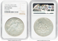 Constitutional Monarchy 25 Ringgit 1976 UNC Details (Cleaned) NGC, Royal mint, KM20. Rhinoceros Hornbill. HID09801242017 © 2022 Heritage Auctions | Al...