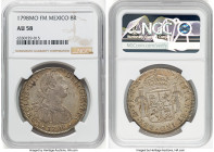 Charles IV 8 Reales 1798 Mo-FM AU58 NGC, Mexico City mint, KM109. HID09801242017 © 2022 Heritage Auctions | All Rights Reserved