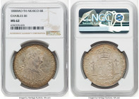 Charles IV 8 Reales 1808 Mo-TH MS62 NGC, Mexico City mint, KM109. HID09801242017 © 2022 Heritage Auctions | All Rights Reserved