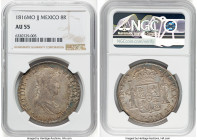 Ferdinand VII 8 Reales 1816 Mo-JJ AU55 NGC, Mexico City mint, KM111. HID09801242017 © 2022 Heritage Auctions | All Rights Reserved