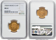 Estados Unidos gold 10 Pesos 1906-M MS61 NGC, Mexico City mint, KM473, Fr-166. HID09801242017 © 2022 Heritage Auctions | All Rights Reserved