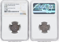 John Baliol Penny ND (1292-1296) VF30 NGC, No mint (likely Berwick), First Rough issue, S-5065. 1.44gm. Sold with dealer tag. From the Historical Scho...