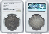 Isabel II "De Vellon" 20 Reales 1849 M-CL VF25 NGC, Madrid mint, KM579.1. HID09801242017 © 2022 Heritage Auctions | All Rights Reserved