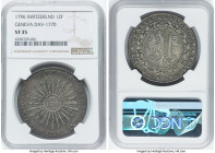 Geneva. Canton XII Florins / IX Sols (Taler) 1796 VF35 NGC, KM112, Dav-1770. HID09801242017 © 2022 Heritage Auctions | All Rights Reserved