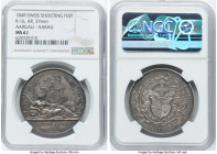 Confederation silver "Aargau - Aarau Shooting Festival" Medal 1849 MS61 NGC, Martin-1, Richter-1b. 37mm. By A. Bovy. HID09801242017 © 2022 Heritage Au...