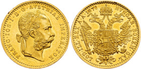 Franz Joseph I., 1 Dukat 1876, Vienna