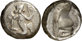 (450-330 a.C.). Lidia. Siglos. (S. 4683). 5,40 g. MBC.