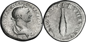 (112-114 d.C.). Trajano. Capadocia. Cesarea. Didracma. (S.GIC. falta) (RPC. III, 3001). 6,45 g. BC+.