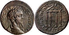 (209-210 d.C.). Septimio Severo. Ponto. Neocaesarea. AE 31. (S.GIC 2157 var) (BMC. XIII, 3 var). 12,69 g. MBC-.