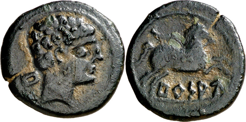 Bursau (Borja). Semis. (FAB. 302) (ACIP. 1592). Rara. 5,78 g. MBC.