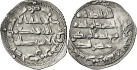Emirato Independiente. AH 235. Abderrahman II. Al Andalus. Dirhem. (V. 208) (Fro. 5). 2,26 g. MBC.
