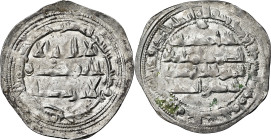 Emirato Independiente. AH 250. Mohammad I. Al Andalus. Dirhem. (V. 258) (Fro. 1). 1,99 g. MBC+.