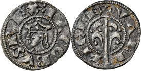 Jaume I (1213-1276). València. Diner. (Cru.V.S. 316) (Cru.C.G. 2130). Tercera emisión. 0,93 g. MBC.