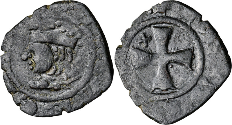 Frederic III de Sicília (1296-1337). Sicília. Diner. (Cru.V.S. 586) (Cru.C.G. 25...