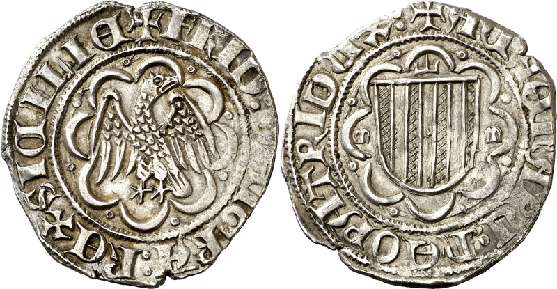 Frederic IV de Sicília (1355-1377). Sicília. Pirral. (Cru.V.S. 631) (Cru.C.G. 26...
