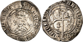 Alfons IV (1416-1458). Mallorca. Ral. (Cru.V.S. 834) (Cru.C.G. 2881). Grieta. Atractiva. Escasa. 3,26 g. MBC+.