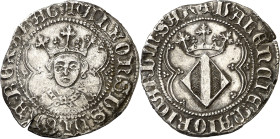 Alfons IV (1416-1458). València. Ral. (Cru.V.S. 864.3) (Cru.C.G. 2907c). Leve grieta. Buen ejemplar. 3,15 g. MBC+.