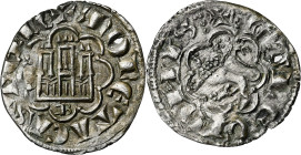 Alfonso X (1252-1284). Burgos. Blanca alfonsí. (AB. 263, como novén). Pequeña grieta. 0,76 g. EBC-.