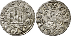 Alfonso X (1252-1284). Cuenca. Blanca alfonsí. (AB. 266.1, como novén). Vellón rico. Escasa así. 0,80 g. EBC+.