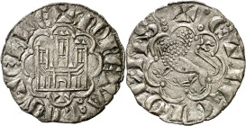 Alfonso X (1252-1284). Toledo. Blanca alfonsí. (AB. 271, como novén). Atractiva. 0,72 g. EBC-.