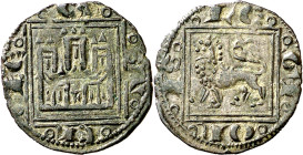 Alfonso X (1252-1284). León. Pugesa. (AB. 284, como óbolo) (M.M. A10:14.24 var). 0,40 g. MBC+/EBC-.