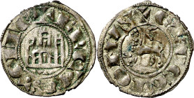 Fernando IV (1295-1312). Toledo. Dinero. (AB. 326, como pepión). Vellón rico. Escasa así. 0,82 g. EBC-.