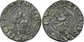 Enrique IV (1454-1474). Segovia. Blanca de rombo. (AB. 833). 1,06 g. MBC/MBC-.