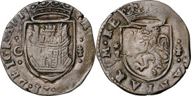 s/d. Felipe II. Cuenca. 1 cuartillo. (AC. 79). Escasa. 2,74 g. MBC-.