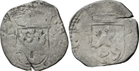 s/d (1567-1574). Felipe II. Segovia. D. 1 cuartillo. (AC. 80). Granada bajo el león. 2,28 g. BC+.