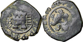 1621. Felipe IV. Burgos. 4 maravedís. (AC. 180). 3,25 g. BC+.