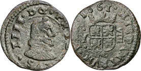 1661. Felipe IV. MD (Madrid). Y. 8 maravedís. (AC. 358). 1,89 g. MBC-/MBC.