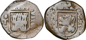 1625. Felipe IV. Toledo. 8 maravedís. (AC. 416). 6 g. BC+.