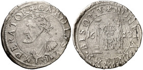 1623. Felipe IV. Besançon. 1 gros. (Vti. 1641) (P.A. 5417). A nombre y busto de Carlos I. Plata agria. Ex Colección Isabel de Trastámara 25/05/2017, n...