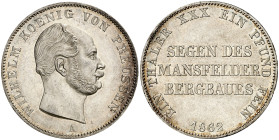 Alemania. Prusia. 1862. Guillermo I. A (Berlín). 1 taler. (Kr. 490) (Dav. 781). AG. 18,49 g. EBC+.