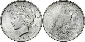 Estados Unidos. 1923. Filadelfia. 1 dólar. (Kr. 150). AG. 26,75 g. EBC+.
