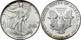 Estados Unidos. 1986. Filadelfia. 1 dólar. (Kr. 273). AG. 31,10 g. S/C.