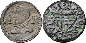 1653 y 1654. Felipe IV. Barcelona. 1 ardit. Lote de 2 monedas. A examinar. MBC-/MBC.